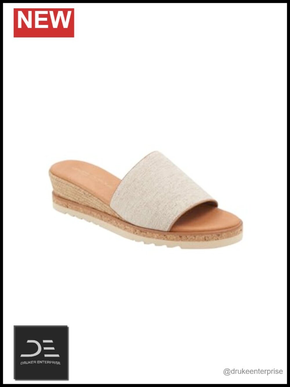 Andre Assous Nessie Elastic Slip-On Platform Wedge Sandals